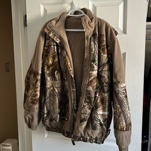 Real tree camo jacket. Sized large